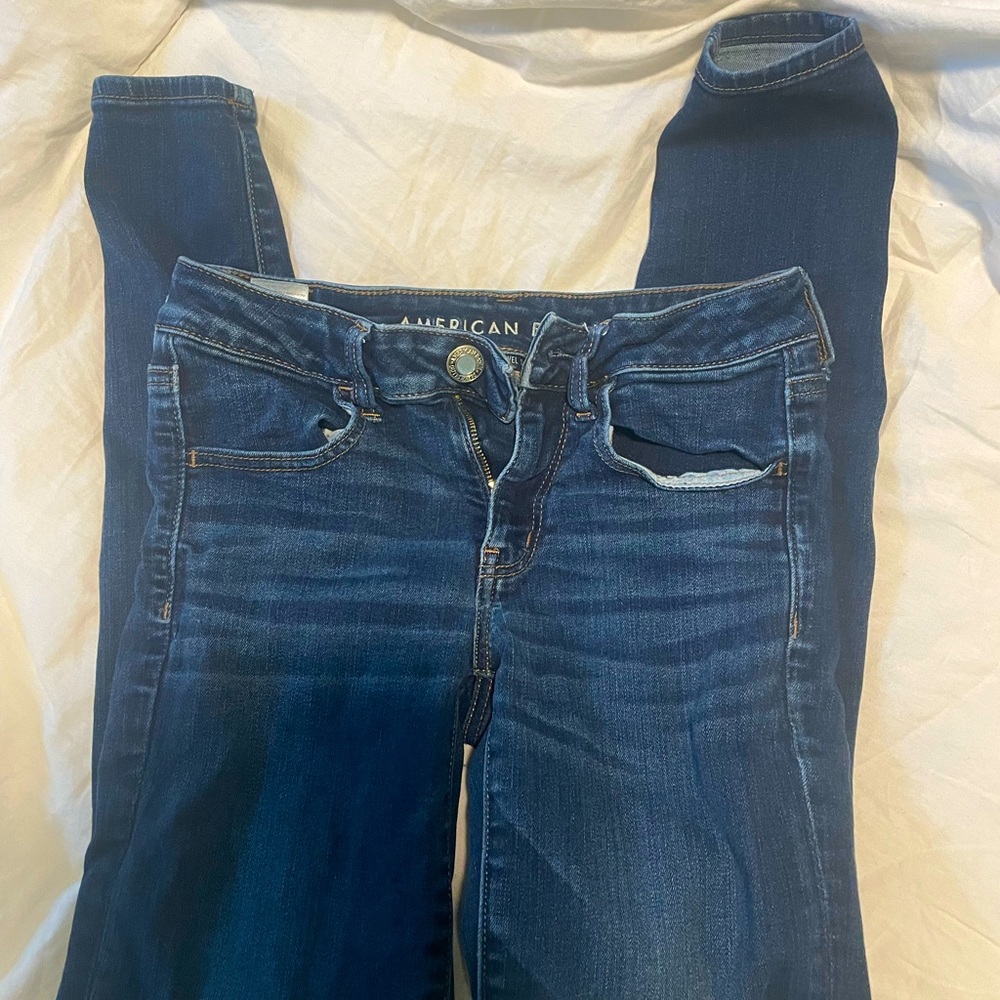 America Eagle skinny jeans